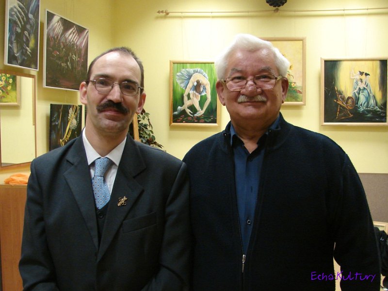 Poeta Marcin Bedlicki i Jerzy Granowski